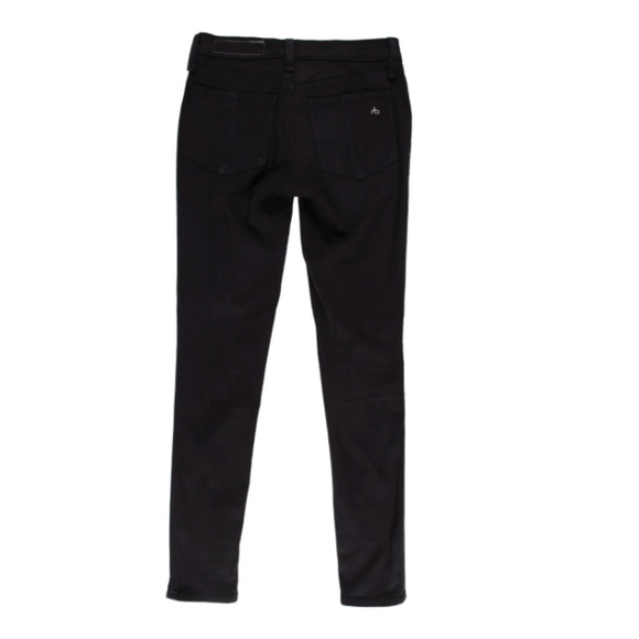 Rag and Bone Zipper Capri Black Low Rise Jeans - Picture 2 of 9